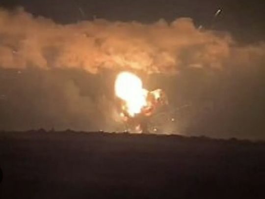 Дрони СБУ підірвали склад зброї під окупованим Харцизьком (відео)